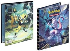 pokemon 4 pocket portfolio - mewtwo zeraora